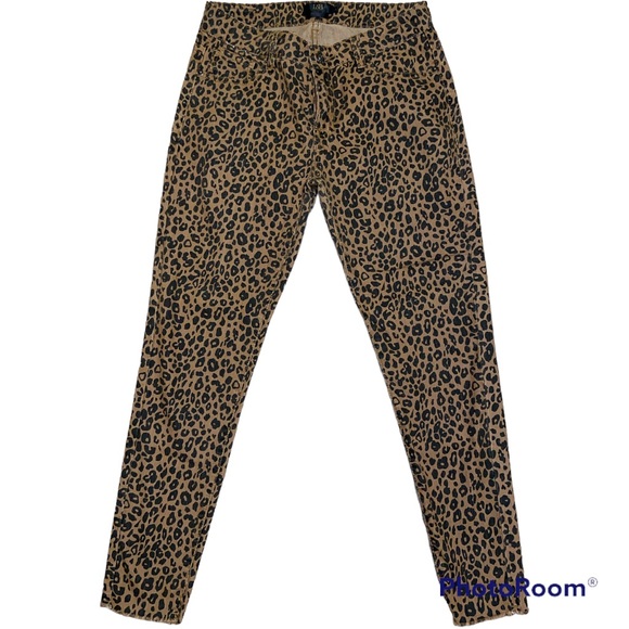 L&B Denim - L&B Leopard print Skinny Jeans Sz8